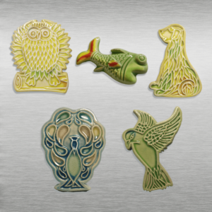 Auspicious Vahan Fridge Magnet Set